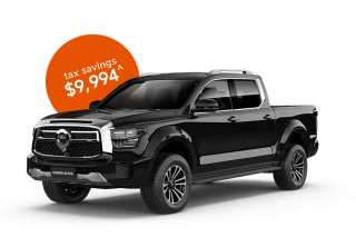Novate a GWM Cannon Alpha Lux Auto 4WD Dual Cab through RemServ and you could save on tax.